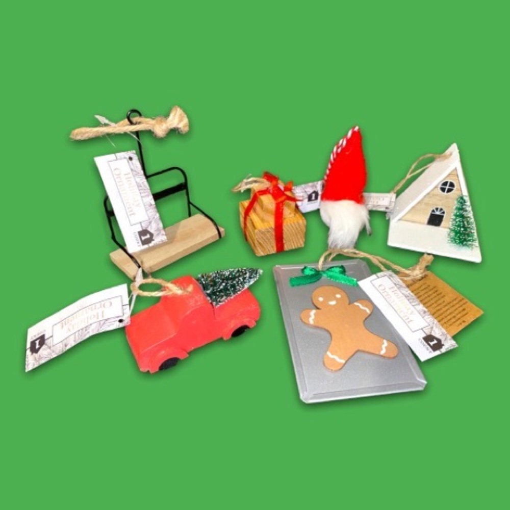 Target mini Christmas Ornaments Complete Set of 6 for 2022